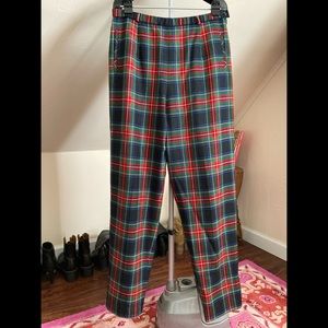 Plaid Pendleton Trousers